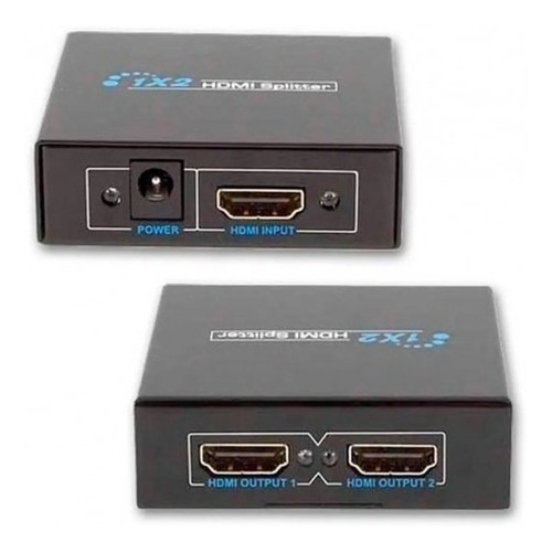 Splitter Amplificador Hdmi 1x2 Full Hd 3d Tienda Fisica