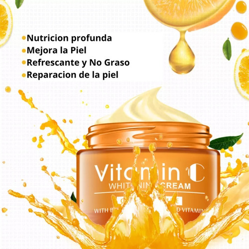 Creme clareador de ácido hialurônico com vitamina C Disaar 50 ml tipo de pele mista