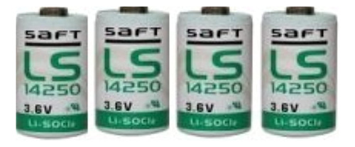 Saft Bateras De Litio Tamao 1/2aa (3.6v Y 1200 Mah), Paquete