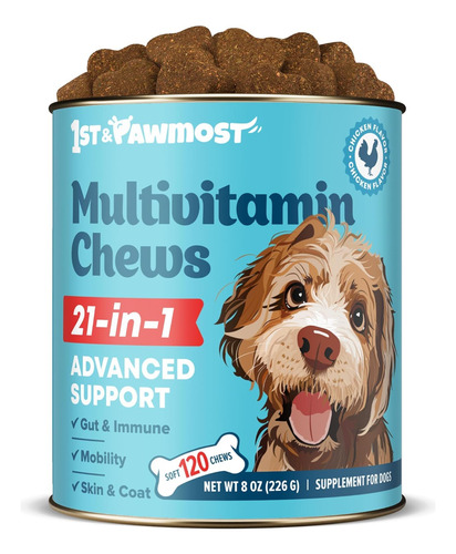 Multivitamin Chews - Vitaminas Masticables Suaves Para Perro