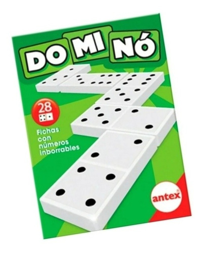 Domino Numeros Inborrables En Caja Antex 4334