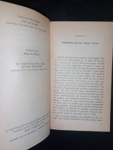 Libro Células Y Sociedades John Tyler Bonner