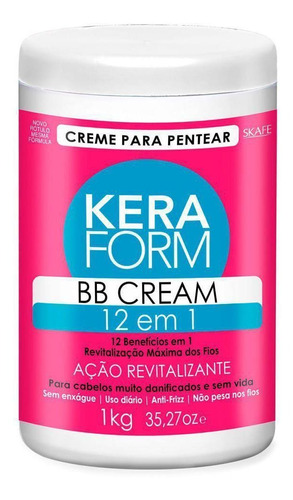 Skafe Keraform Bb Cream 12 Em 1 Creme Para Pentear 1kg