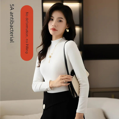 Camisa Slim Fit De Manga Larga Para Mujer Esea Otoño 2023