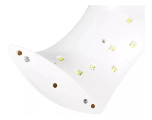 Cabina De Uñas Led Uv Sun 24w + Base + Top Coat + 5 Esmaltes
