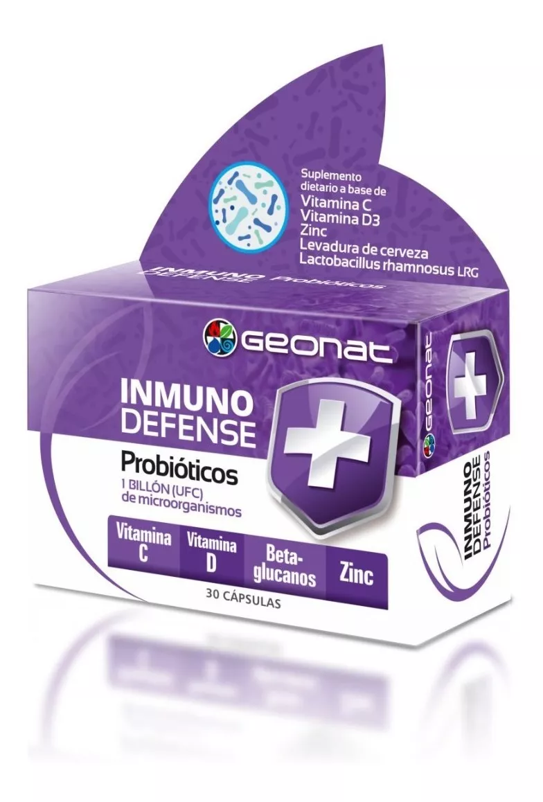 Inmuno Defense. Promo 15 % Off. Probióticos Vit C, D, B