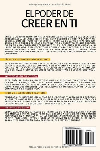 Libro: El Poder De Creer En Ti - Fabian Garcia (tapa Blanda)