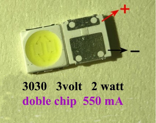 Led Backlight Retroiluminacion Lextar 3 Volt 1,8 Watt