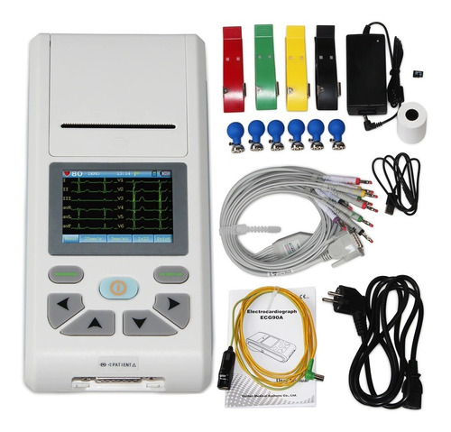 Electrocardiografo Ecg Ekg 3 Canales 12 Der Interpretativo