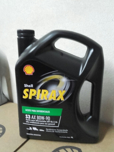 Aceite Shell Spirax S3 Ax 80w90 4l