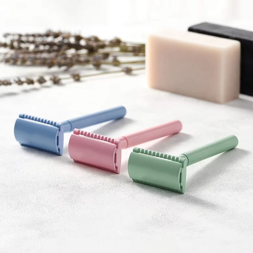 Afeitadora Unisex Color Celeste + 5 Hojas - Cero Plástico