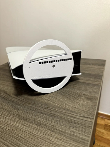 Soporte Base Vertical Compatible Ps5 Slim - Rejillas Cooling Blanco