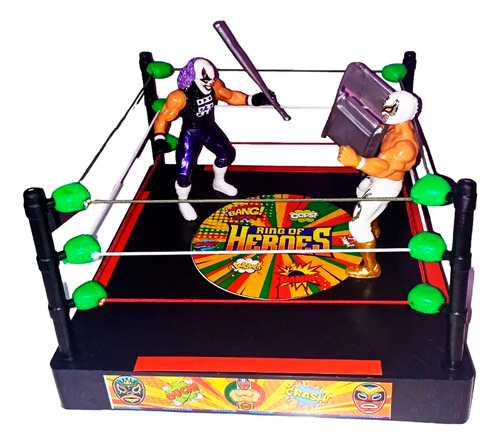 Ring De Lucha Libre Para Luchadores Figuras