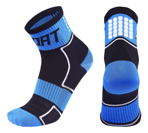 2 Pcs Calcetines Atléticos Reflectantes Para Ciclismo Correr