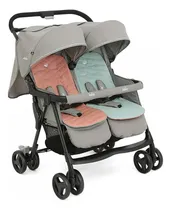 Comprar Coche Mellizos Doble Gemelar Capota Lluvia Colchonetas Bebes