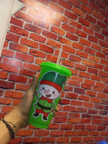 30 Vasos 24 Onzas Navideños Reutilizables Navidad Personaliz