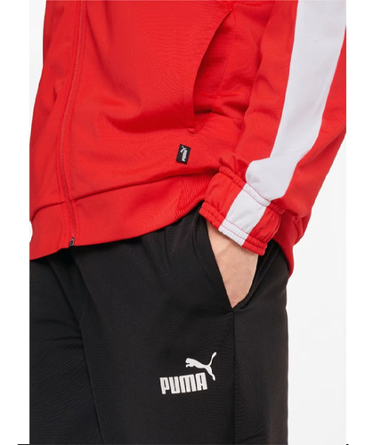 Conjunto Puma Baseball Tricot Suit Solid Caballero Original Rojo Lisa G