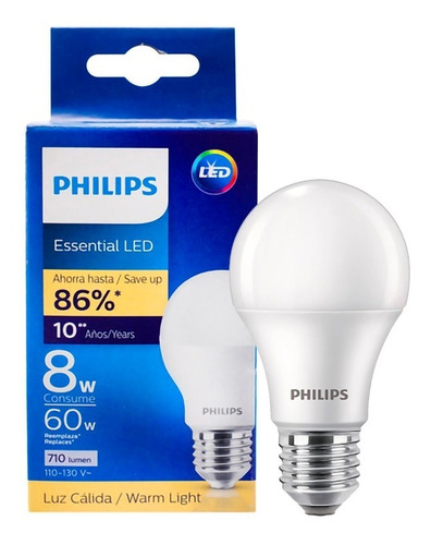 Bombillo Led Ecohome 8w Philips