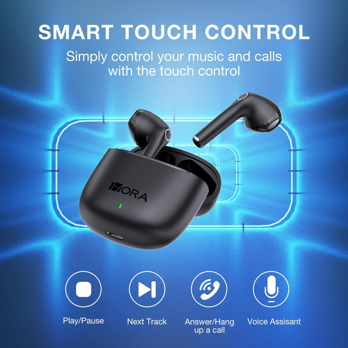 1 Hora Audífonos Inalámbricos Bluetooth 5.3, Audífonos D