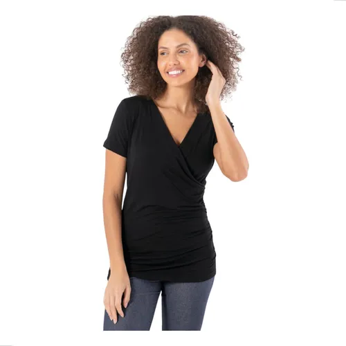 comprar Blusa Transpassada Gestante E Amamentar Decote V Pós Parto