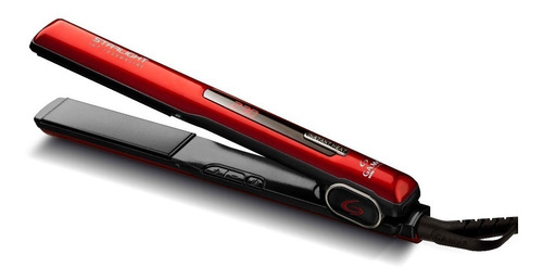 Imagen 3 de 3 de Planchita de pelo GA.MA Italy Starlight IHT Digital Tourmaline roja y negra 110V/240V
