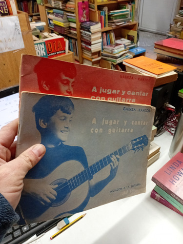 A Jugar Y Cantar Con Guitarra 2 Tomos Gainza 1968 Ricordi (Usado)