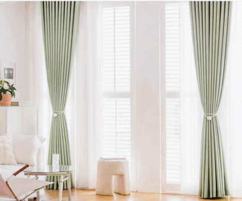 Cortinas 90% Blackout Mezcla De Algodón Y Microfibra 132x213