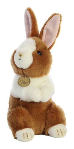 Imagen 3 de 10 de Conejo De Peluche Holandes Aurora Miyoni Suave Felpa Juguete