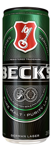 Cerveja Beck's German Lager lata 350ml