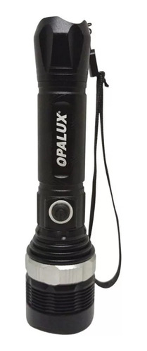 Linterna Táctica Luz Led Flash Y Zoom Recargable 220v Opalux