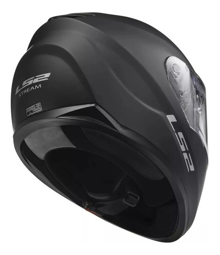 Imagen 5 de 7 de Casco Ls2 320 Stream Negro Mate Rolling Motors Núñez