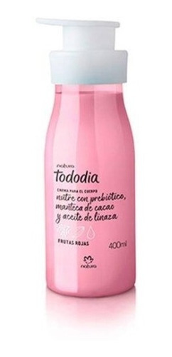 Imagen 1 de 2 de Crema Hidratante Corporal Natura Tododia Frutos Rojos 400ml