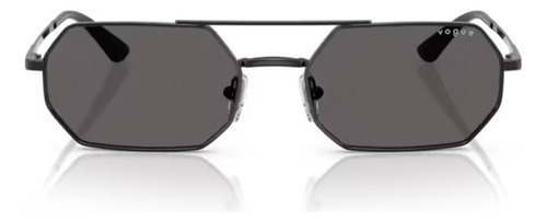 Anteojos De Sol Vogue Solar Vo4329s Talle L Armazón 352/87 Black Y Lente Black Smoke