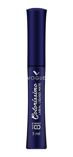 Labial Liquido Efecto Mate Metálico Colorissimo Vogue