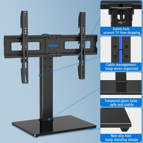 Soporte Para Tv Mountup, Hasta 70 PuLG, Máx 39.9kg, Vesa