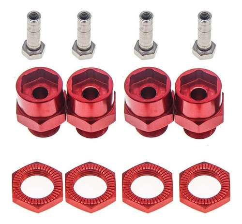 Paquete De 4 Adaptadores De 0.472 In A 0.669 In De Rueda Hex
