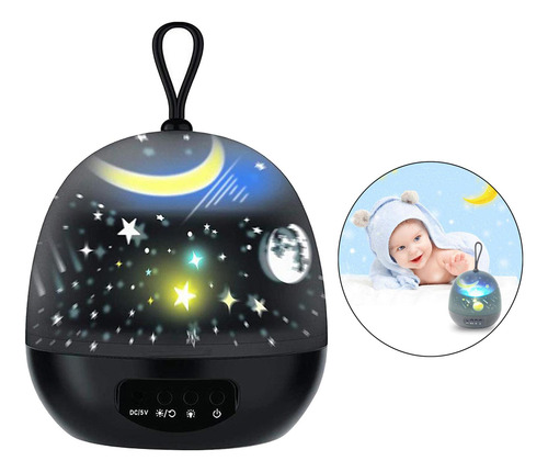Luz De Noche Multifuncional Estrella Proyector Lámpara