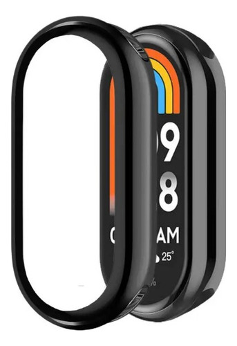 Funda Protector De Pantalla Para Xiaomi Mi Band 8 Negro