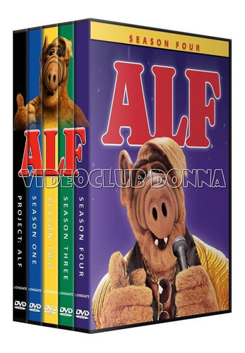Alf Temporadas 1234 Audio Latino Serie Completa+pelicula Dvd