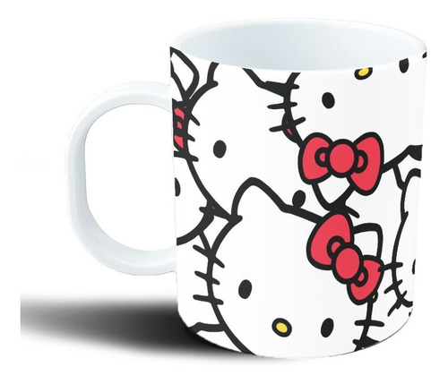 Taza Plastica - Hello Kitty (blanca)