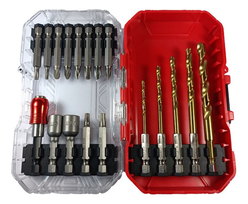 Kit Jogo De Pontas Brocas E Bits 18 Pcs Webkits