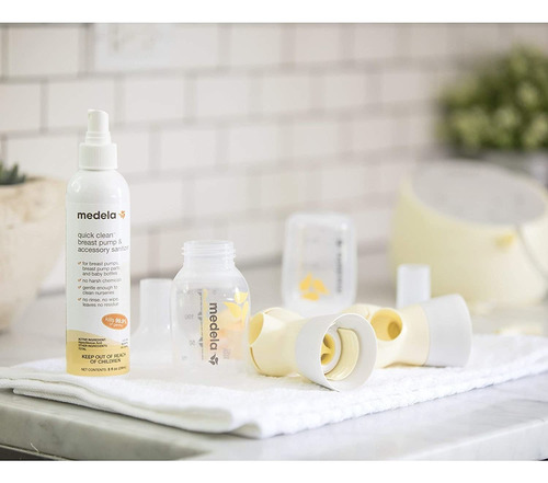 Medela Quick Clean Breast Pump And Accessory Sanitizer Spray