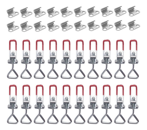 Paquete De 20 Abrazaderas Ajustables 4001, Agarre De 330 Lib