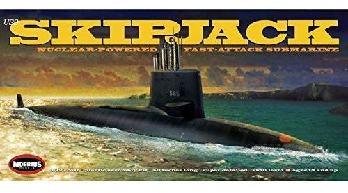 Uss Skipjack Submarine 172 Moebius Mas De 40 Pulgadas De Lar