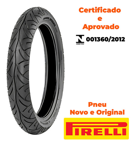 Par Pneu Haojue Dr 160 100-80-17 + 130-70-17 Pirelli