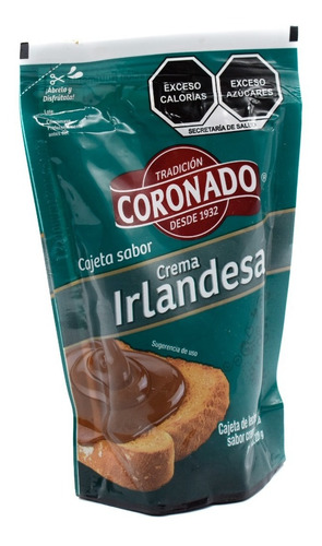 Cajeta Coronado Crema Irlandesa Edición Especial Bolsa 220g