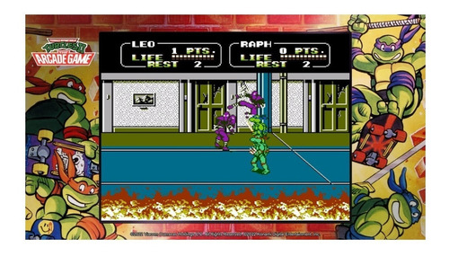 Imagen 4 de 4 de Teenage Mutant Ninja Turtles: The Cowabunga Collection Standard Edition Konami PS5 Físico