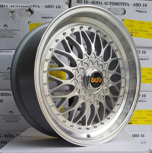 4 Rodas Bbs Aro 17x7 Multi-furos M17 / (4x100/108)