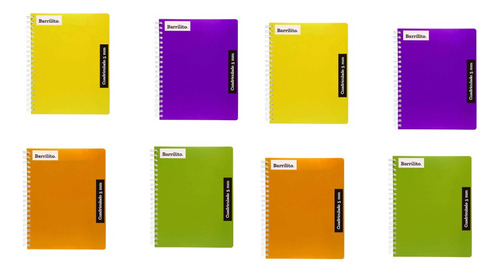 15 Cuadernos Profesional Barrilito Doble Espiral C.5mm Chico