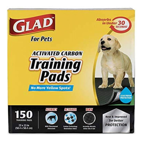 Pads Tapete Entrenamiento Para Perros Glad Carbón Activado